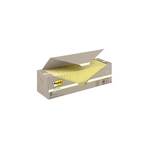 4054596723252 - Post-it® Haftnotizen Recycling Notes 654-RYP24 B 76 x T 76 mm PEFC®-Papier gelb 18 + 6 Blöcke 100 Blatt Block 4054596723252 - Post-it® Haftnotizen Recycling Notes 654-RYP24 B 76 x T 76 mm PEFC®-Papier gelb 18 + 6 Blöcke 100 Blatt Block