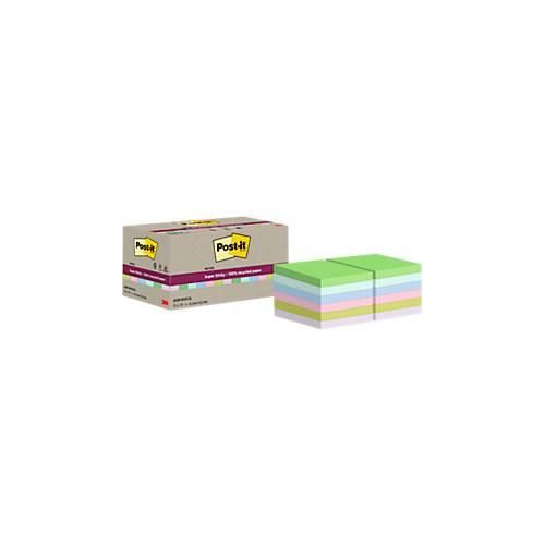 4064035060060 - Post-it® Haftnotizen Super Sticky Recycling Notes 622-RSS12COL B 476 x T 476 mm PEFC®-Papier farbig 12 Blöcke 70 Blatt Block 4064035060060 - Post-it® Haftnotizen Super Sticky Recycling Notes 622-RSS12COL B 476 x T 476 mm PEFC®-Papier farbig 12 Blöcke 70 Blatt Block