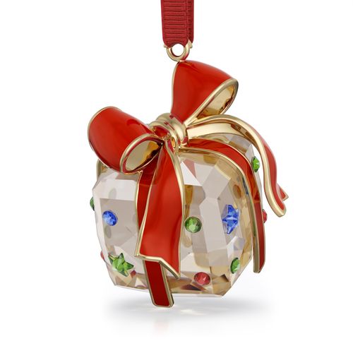9009657015185 - Dekohänger SWAROVSKI Kristallfigur Sammelfigur Geschenk Ornament goldfarben grün blau rot Dekohänger Kristallglas Metall Baumwolle Kristall