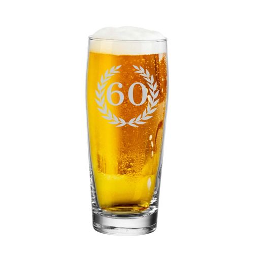 4262418972331 - LUXENTU Willi Becher Bierglas mit Gravur 60 Jubiläum 05 l 4262418972331 - LUXENTU Willi Becher Bierglas mit Gravur 60 Jubiläum 05 l