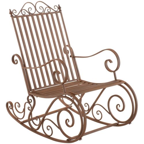 4251152682521 - Eisen-Schaukelstuhl SMILLA im Landhausstil I Schwingstuhl mit hoher Rückenlehne I In verschiedenen Farben erhältlich 4251152682521 - Eisen-Schaukelstuhl SMILLA im Landhausstil I Schwingstuhl mit hoher Rückenlehne I In verschiedenen Farben erhältlich