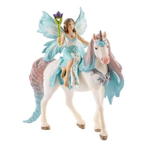 4059433573816 - Bayala 70569 Eyela mit Prinzessinnen-Einhorn Spielfigur 4059433573816 Schleich