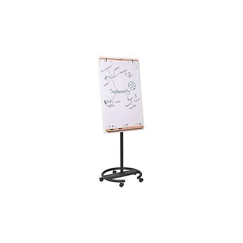 8713797111096 - mobiles Flipchart SKETCH INFINITE Stahl weiß emailliert 90 Grad drehbar Tafel B 690 x H 1100 mm + Starterset