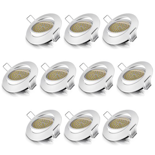 4062861822869 - LED Einbaustrahler schwenkbar Warmweiß 3000K Deckenspot Deckenstrahler 5W - 320 Lumen 4062861822869 - LED Einbaustrahler schwenkbar Warmweiß 3000K Deckenspot Deckenstrahler 5W - 320 Lumen