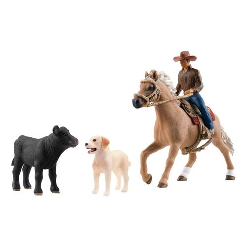4059433474427 - Farm World 42578 Westernreiten Spielfiguren-Set 4059433474427 Schleich