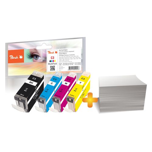 7640115947789 - Foto Pack kompatibel zu Canon BCI-3 (wiederaufbereitet)