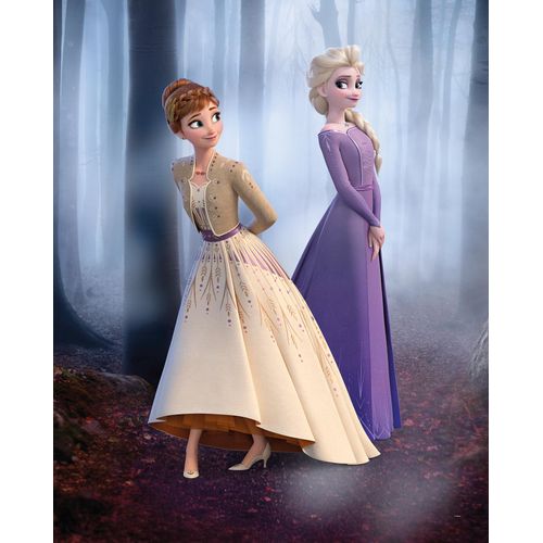 4055065161940 - Bild KOMAR Frozen Wood Walk bunt (farbe bild(er) bunt) B40cm H50cm Papier Holz Bilder Wandbild zur Dekoration im Kinderzimmer - ohne Rahmen