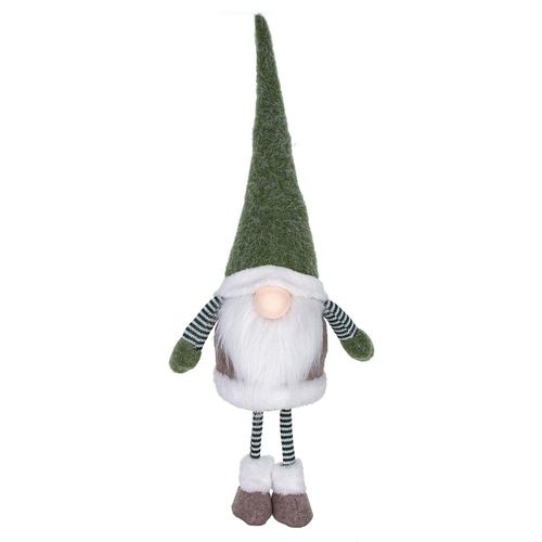 4058896377672 - Deko Wichtel aus Stoff grün 65 cm