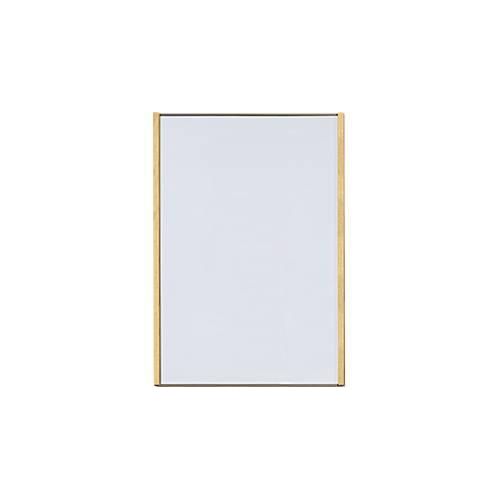 4060081710973 - moedel Wandschild LMH DIN A3 Hochformat Holz- und Aluminiumrahmen Klebe- oder Schraubmontage B 3085 x H 4225 mm bronze Ahorn