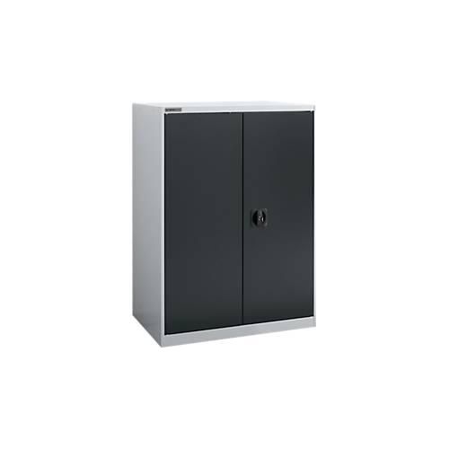 4051273634610 - Flügeltürenschrank Select MS-i 12408 Stahlblech B 800 x T 400 x H 1215 mm 3 OH Weißaluminium Anthrazitgrau bis 150 kg 4051273634610 - Flügeltürenschrank Select MS-i 12408 Stahlblech B 800 x T 400 x H 1215 mm 3 OH Weißaluminium Anthrazitgrau bis 150 kg