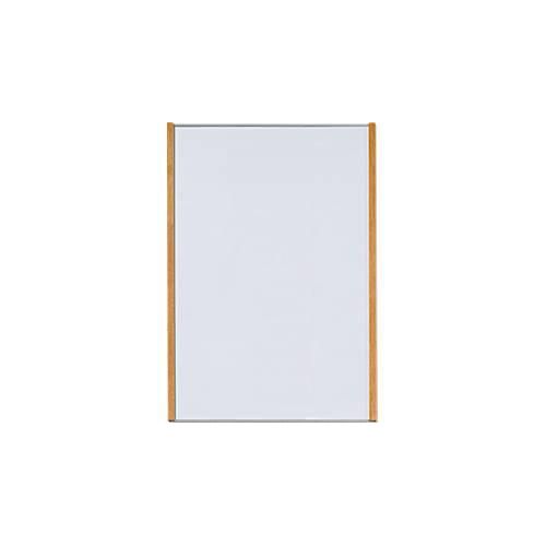 4060081710539 - moedel Wandschild LMH DIN A3 Hochformat Holz- und Aluminiumrahmen Klebe- oder Schraubmontage B 3085 x H 4225 mm silber Eiche