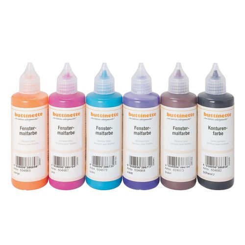 4058896393344 - Fenstermalfarben Trend 6x 80 ml