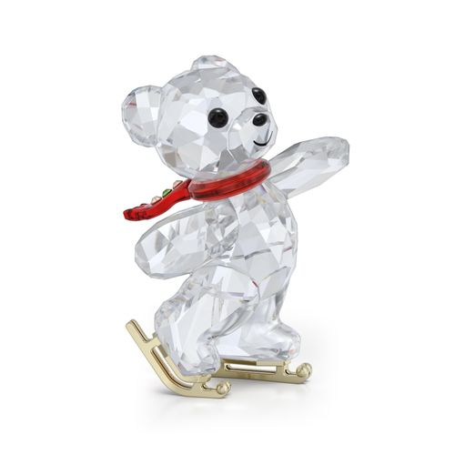 9009657017875 - Dekofigur SWAROVSKI Kristallfigur Sammelfigur Kris Bär Jubiläum 130 Jahre kristallweiß rot goldfarben grün schwarz Dekofiguren Ø Kris Bär Jubiläum 130 Jahre Kristall Metall