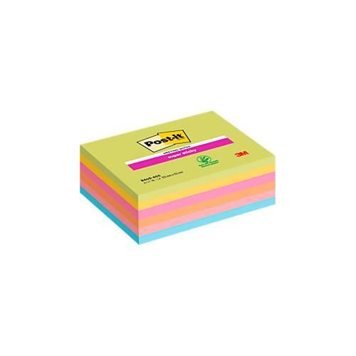 4054596856677 - Haftnotizen 8645-6SS-EU Super Sticky Meeting Notes 203x152mm limonengrün ultragelb powerpink vitalorange guavapink paradisebl 6 Stück