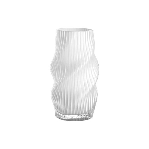 4002541552754 - Dekovase LEONARDO GK Vase VERDI weiß B13cm H225cm T13cm Glas Vasen