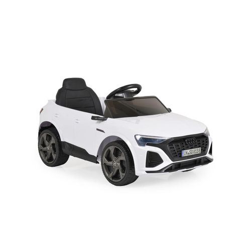 3801005001484 - Kinder Elektroauto Audi SQ8 e-tron EVA-Reifen Musik Licht MP3-Eingang Gurt weiß 2
