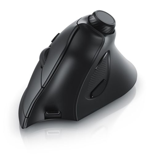 4062861822692 - CSL Vertikalmaus kabellos Wireless 24 GHz ergonomisch gegen Mausarm 250 dpi Multimedia-Drehregler