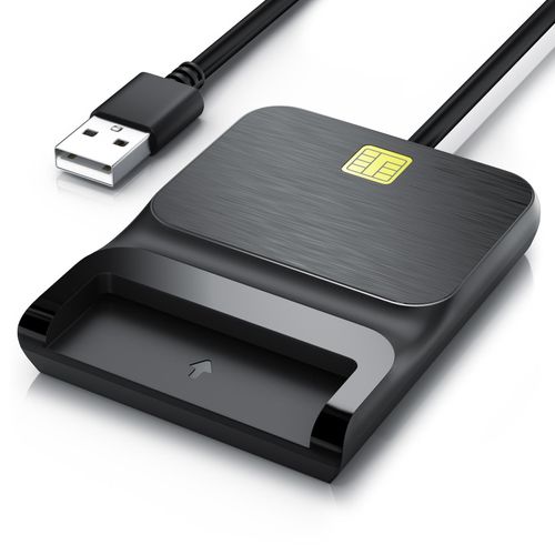 4062861826188 - CSL Speicherkartenleser USB SmartCard Reader   Chipkartenleser - USB 20 High Speed Cardreader für SIM Cards SD MicroSD für Mac OS X & Windows 7-11