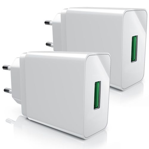 4062861834206 - 2x USB-Ladegerät (3000 mA 2-tlg Quick Charge 30 USB-Ladegerät 1x USB A QC 30 Port max 3A über QC) 4062861834206 - 2x USB-Ladegerät (3000 mA 2-tlg Quick Charge 30 USB-Ladegerät 1x USB A QC 30 Port max 3A über QC)