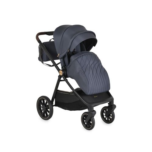 3801005100293 - Kombikinderwagen Celebrity 2 in 1 Stoßdämpfer PU-Rollen Wickeltasche dunkelgrau