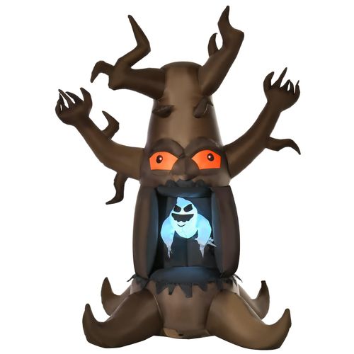 4250871278510 - Aufblasbarer Halloween Baum Gespenst mit 3 Lichtern für den Garten Polyester Braun 180 x 140 x 240 c 4250871278510 - Aufblasbarer Halloween Baum Gespenst mit 3 Lichtern für den Garten Polyester Braun 180 x 140 x 240 c