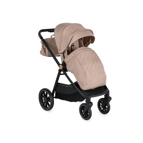 3801005100316 - Kombikinderwagen Celebrity 2 in 1 Stoßdämpfer PU-Rollen Wickeltasche beige