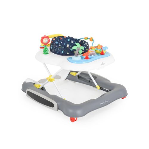 3800146244606 - Cangagroo Lauflernhilfe Regalo 4 in 1 Wippe Hopser Spielcenter Musik klappbar blau