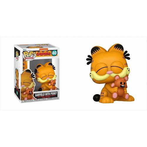 0889698801638 - - POP! - Comics Garfield (Garfield w Pooky) - Figur 0889698801638 - - POP! - Comics Garfield (Garfield w Pooky) - Figur