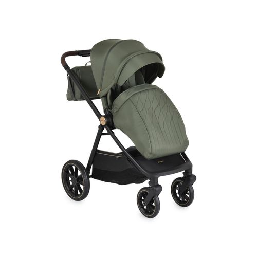 3801005100286 - Kombikinderwagen Celebrity 2 in 1 Stoßdämpfer PU-Rollen Wickeltasche grün