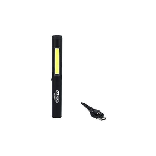4042146866191 - KS TOOLS LED COB Stripe Inspektionslampe 350 Lumen mit UV-Spot und Laserpointer Handleuchte 1504400