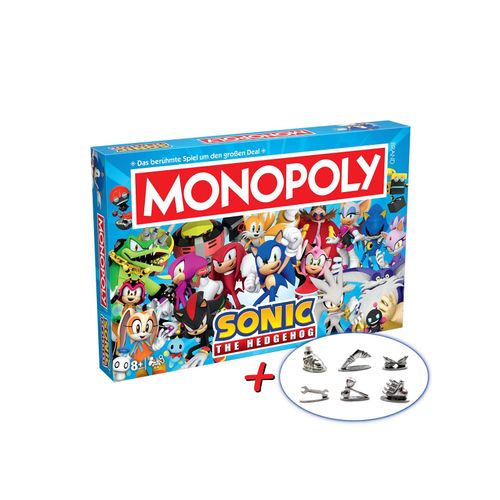 4250897426070 - Monopoly - Sonic + 6 EXTRA Spielfiguren Gesellschaftsspiel Brettspiel Spiel 4250897426070 - Monopoly - Sonic + 6 EXTRA Spielfiguren Gesellschaftsspiel Brettspiel Spiel