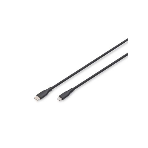4016032495949 - DIGITUS USB 20 Kabel Typ C-Lightning Silikon 05m MFI schwa 4016032495949 - DIGITUS USB 20 Kabel Typ C-Lightning Silikon 05m MFI schwa
