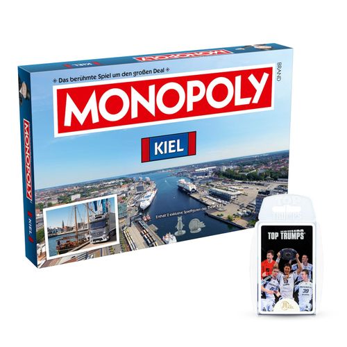 4250897426131 - Monopoly - Kiel inkl Top Trumps THW Kiel Brettspiel Gesellschaftsspiel Spiel Cityedition Stadtedition 4250897426131 - Monopoly - Kiel inkl Top Trumps THW Kiel Brettspiel Gesellschaftsspiel Spiel Cityedition Stadtedition