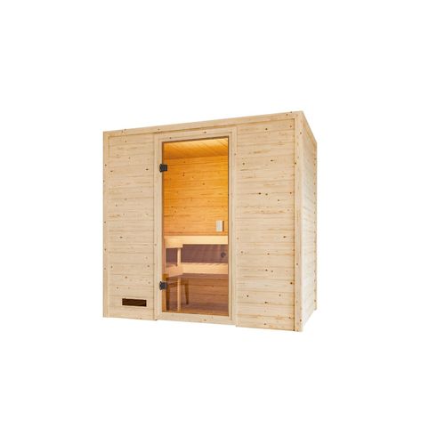 4010090476469 - Innensauna Dorika inkl Saunaofen 36kW integr Steuerung