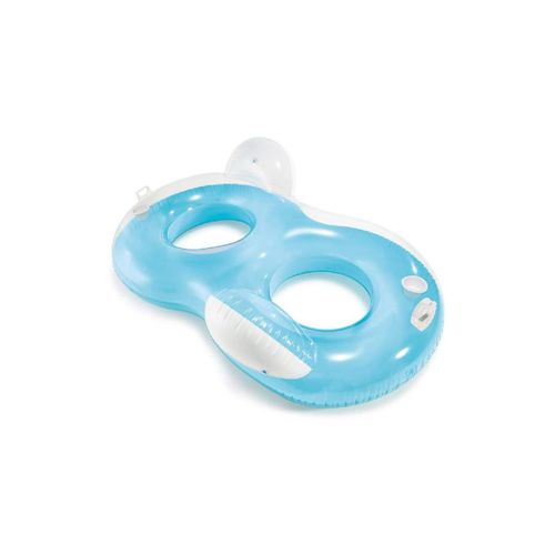 6941057413037 - INTEX 56800EU Double Pillow-Back Lounge Schwimmring 198x117cm Zweisitzer