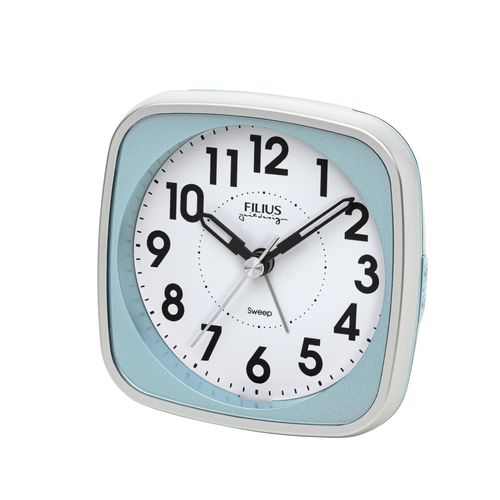 4045346126539 - Quarzwecker FILIUS ZEITDESIGN silber (silberfarben) Wecker Schlafzimmer Wecker Beleuchtungschleichende SekundeSnoozePiepalarm