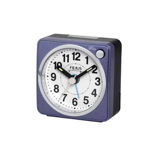 4045346126805 - Quarzwecker FILIUS ZEITDESIGN blau Wecker Wecker Reisewecker Schlafzimmer Leuchtzeigerschleichende Sekunde 4045346126805 - Quarzwecker FILIUS ZEITDESIGN blau Wecker Wecker Reisewecker Schlafzimmer Leuchtzeigerschleichende Sekunde