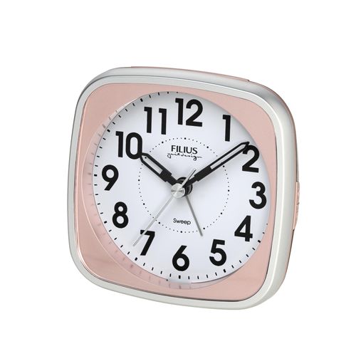 4045346126560 - Quarzwecker FILIUS ZEITDESIGN silber (silberfarben) Wecker Schlafzimmer Wecker Beleuchtungschleichende SekundeSnoozePiepalarm
