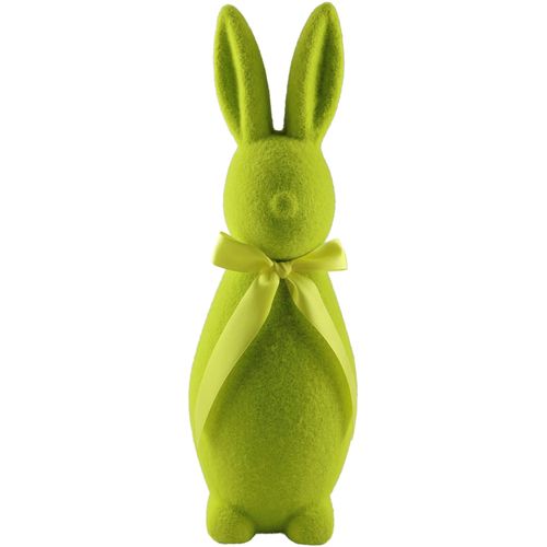 4056422143876 - Dekofigur AM DESIGN Hase mit Schleife grün B13cm H41cm T41cm Polyresin Dekofiguren Osterdeko in grün rosa oder blau