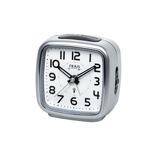 4045346126706 - Funkwecker FILIUS ZEITDESIGN silber (silberfarben) Wecker Schlafzimmer Wecker Beleuchtung schleichende Sekunde Snooze 4045346126706 - Funkwecker FILIUS ZEITDESIGN silber (silberfarben) Wecker Schlafzimmer Wecker Beleuchtung schleichende Sekunde Snooze