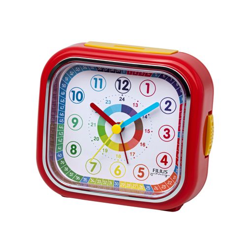 4045346126874 - Kinderwecker FILIUS ZEITDESIGN rot Wecker Kinder Quarzwecker LernweckerSchulanfangSchlafzimmer schleichende Sekunde 4045346126874 - Kinderwecker FILIUS ZEITDESIGN rot Wecker Kinder Quarzwecker LernweckerSchulanfangSchlafzimmer schleichende Sekunde