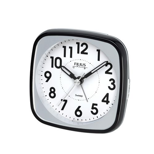 4045346126546 - Quarzwecker FILIUS ZEITDESIGN schwarz Wecker Schlafzimmer Wecker Beleuchtungschleichende SekundeSnoozePiepalarm
