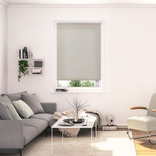 4067533066763 - Rollo ORIGINAL Klemmfix ohne Bohren Gr 2 grau (hellgrau weiß weiß) B50cm H190cm Polyester Rollos Thermofunktion Lichtdurchlässig Klemmbar Energiesparend 4067533066763 - Rollo ORIGINAL Klemmfix ohne Bohren Gr 2 grau (hellgrau weiß weiß) B50cm H190cm Polyester Rollos Thermofunktion Lichtdurchlässig Klemmbar Energiesparend
