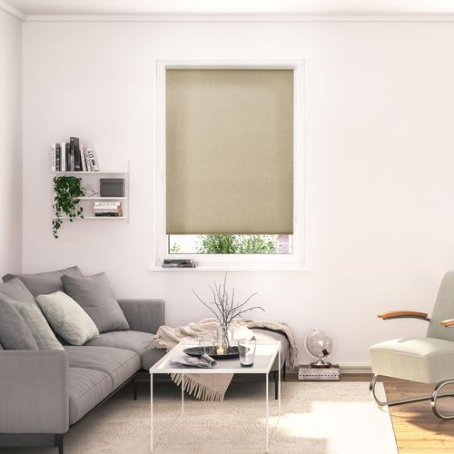 4067533067036 - Rollo ORIGINAL Klemmfix ohne Bohren Gr 2 grau (taupe weiß weiß) B50cm H190cm Polyester Rollos Thermofunktion Lichtdurchlässig Klemmbar Energiesparend 4067533067036 - Rollo ORIGINAL Klemmfix ohne Bohren Gr 2 grau (taupe weiß weiß) B50cm H190cm Polyester Rollos Thermofunktion Lichtdurchlässig Klemmbar Energiesparend