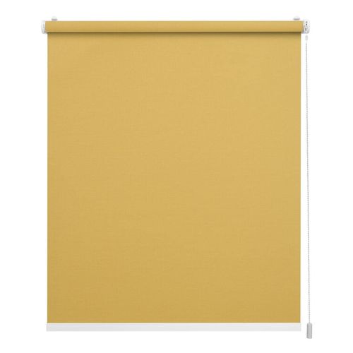 4067533005328 - Rollo ORIGINAL Klemmfix ohne Bohren Gr 1 gelb (gelb weiß weiß) B60cm H190cm Polyester Rollos Steuerbar mit Bluetooth-App integrierter Elektromotor und Akku