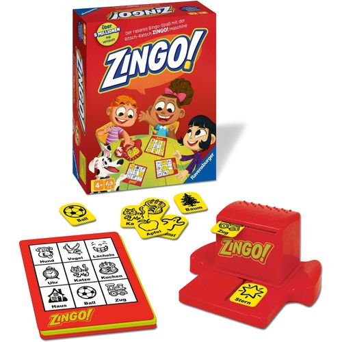 4005556223541 - Ravensburger 22354 - Zingo! Kinderspiel ab 4 Jahren für 2-6 Spieler Bingospiel
