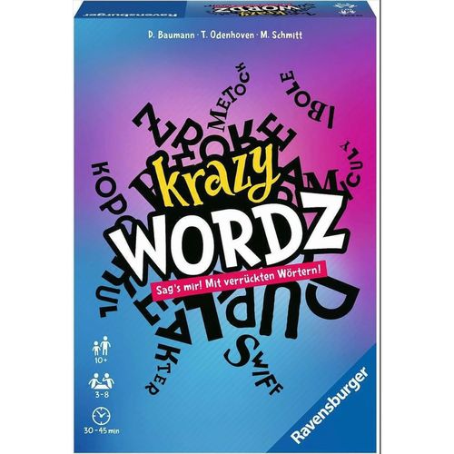 4005556268375 - Odenhoven Thomas Ravensburger 26837 - Krazy Wordz - Gesellschaftsspiel für die ganze Familie Spiel für Erwachsene und Kinder ab 10 Jahren Partyspiel für 3-8 Spieler - mit 240 Spielkarten