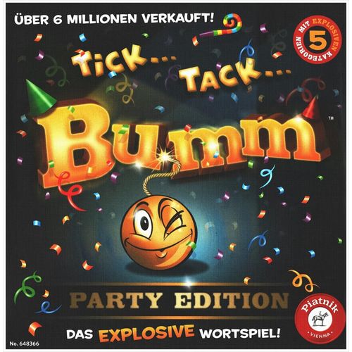 9001890648366 - Tick Tack Bumm Party Geschicklichkeitsspiel 9001890648366 Piatnik