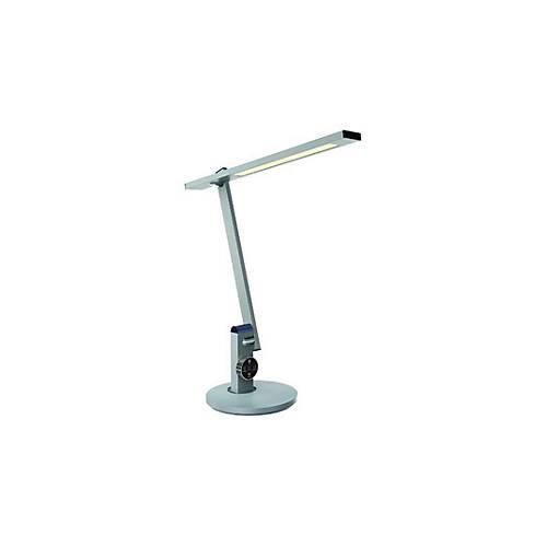 3660141963687 - meet powered by Paperflow BENTO LED-Tischleuchte Gebürstetes Silber 600 lm (900 Lux) verstellbarer Gelenkarm CCT-Modus 3660141963687 - meet powered by Paperflow BENTO LED-Tischleuchte Gebürstetes Silber 600 lm (900 Lux) verstellbarer Gelenkarm CCT-Modus