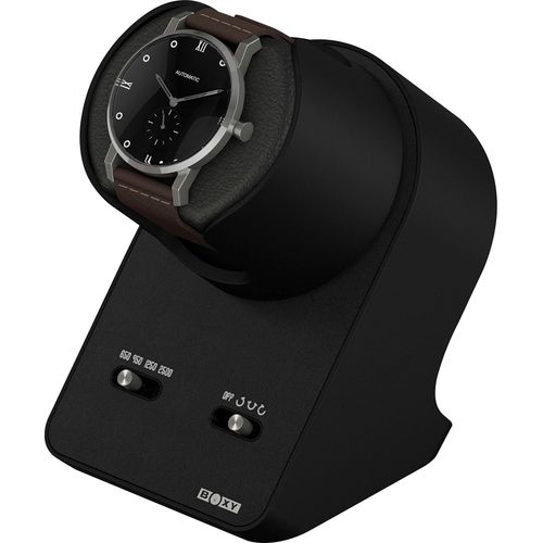 4022739185212 - Uhrenbeweger BOXY BLDC Nightstand schwarz Uhrenbeweger DamenB85cm H155cm T13cm Automatikuhr Uhrendreher B85cm H155cm T13cm